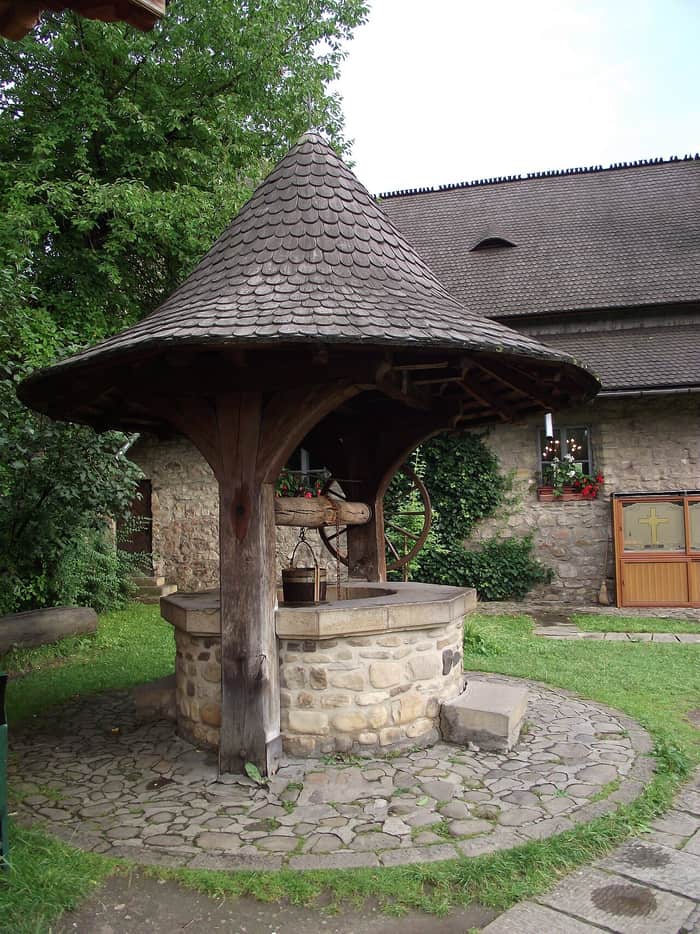 La fontana del monastero di Moldovița