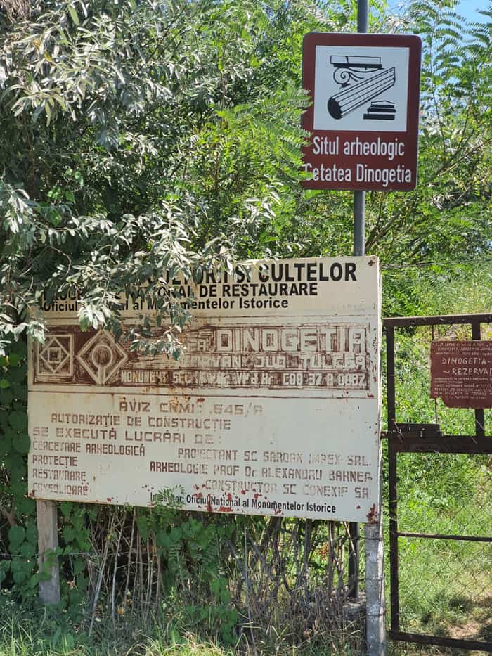 Site archéologique de Dinogetia, vue 1