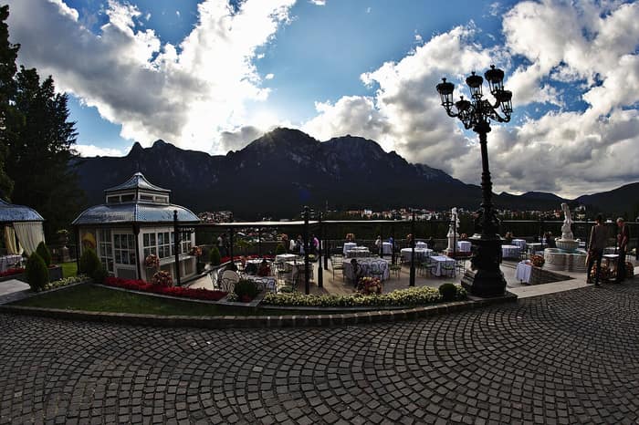 L’ensemble Cantacuzino à Bușteni, vue 1