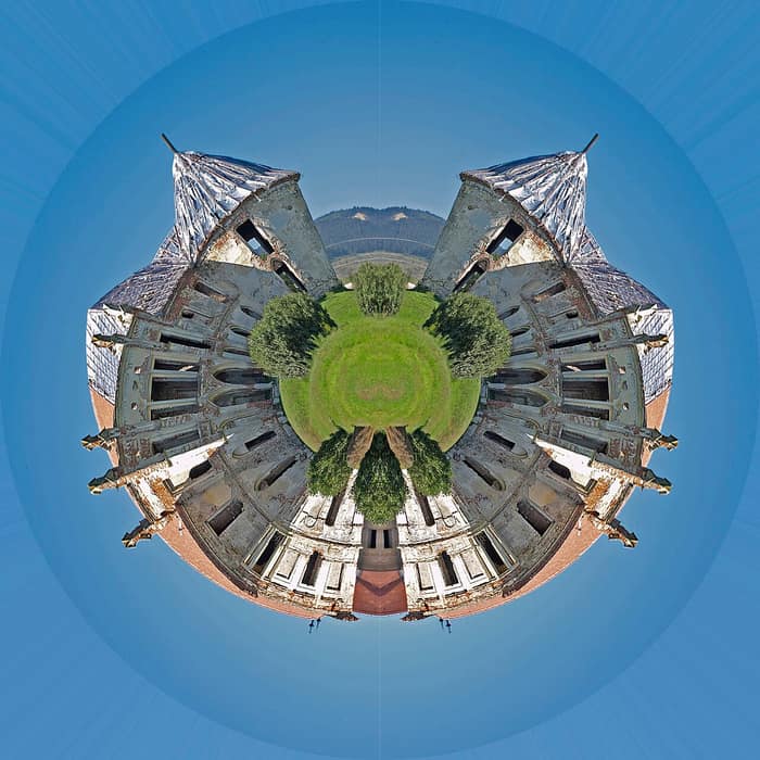 Il Castello Bánffy di Bonțida, veduta d’insieme