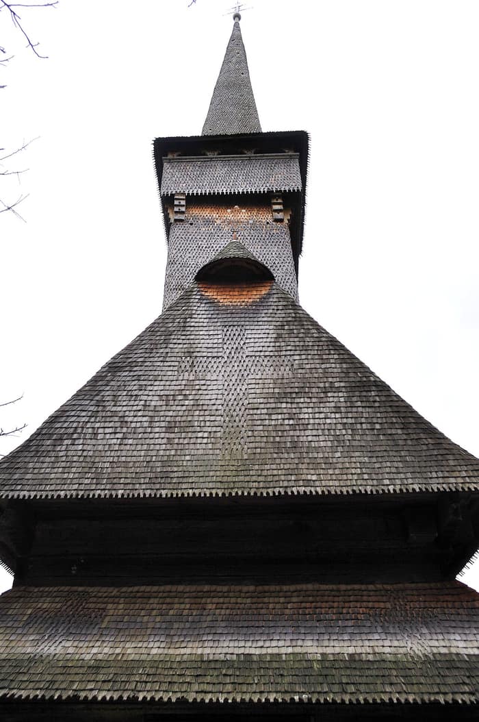 Die Holzkirche von Desești, Ansicht 4