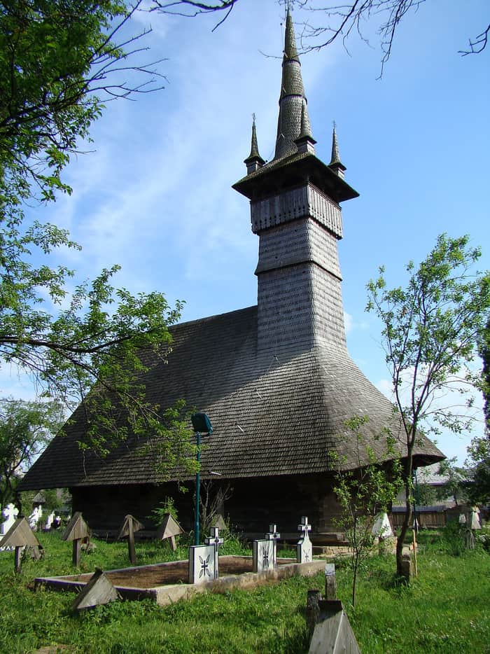 Holzkirche von Rogoz, zweites Detail der Außenseite