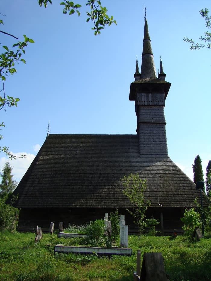 Holzkirche von Rogoz, drittes Detail der Außenseite