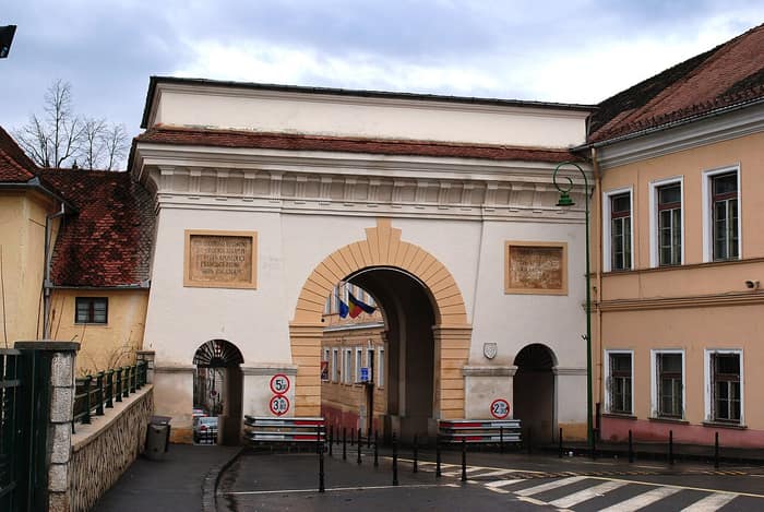 Brașov, Südwestseite der alten Befestigung, Ansicht 2