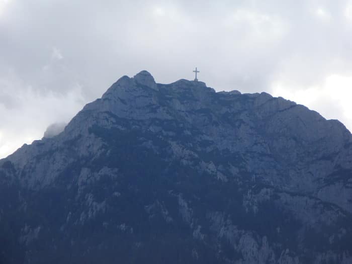 I monti Bucegi vicino alla Croce degli Eroi