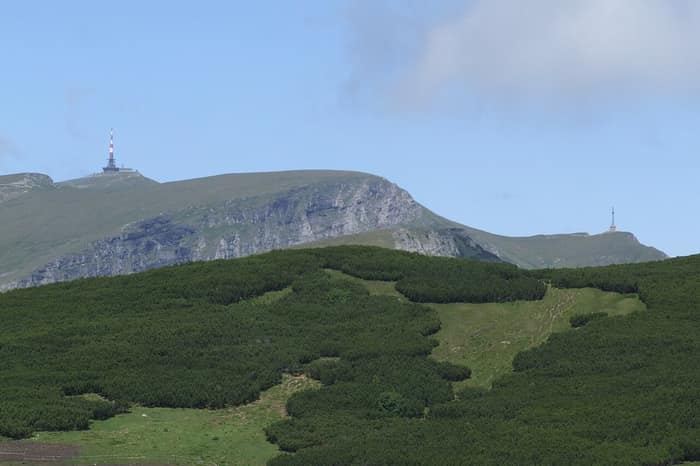 Paesaggio di montagna nei Bucegi