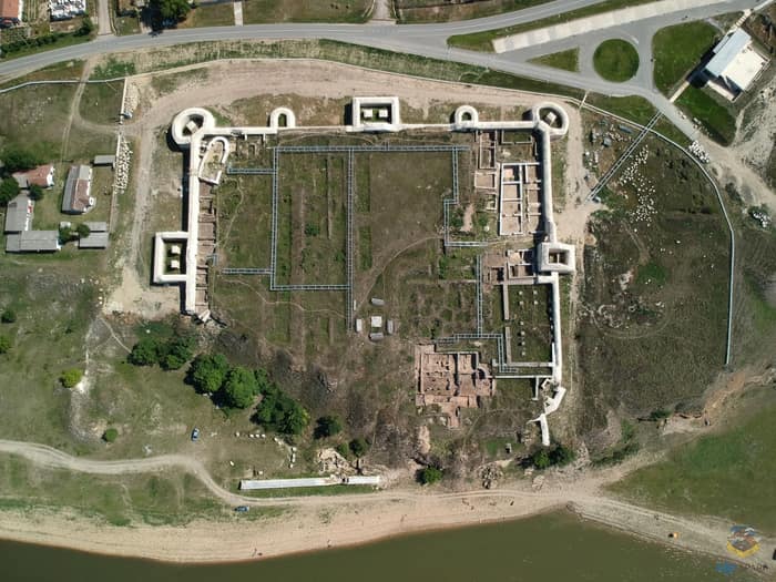 Le site archéologique de Capidava, vue générale