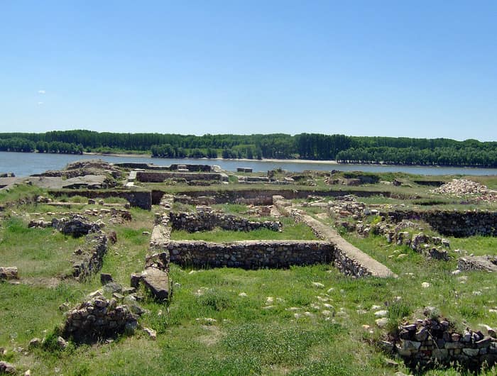 Le rovine del forte romano di Capidava