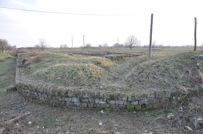 Tibiscum, mura e fondazioni romane