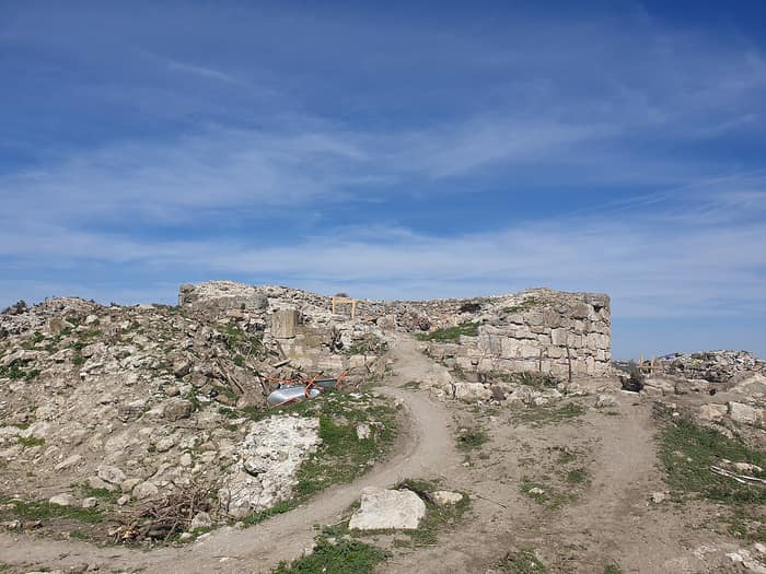Travaux de restauration à la forteresse de Turnu