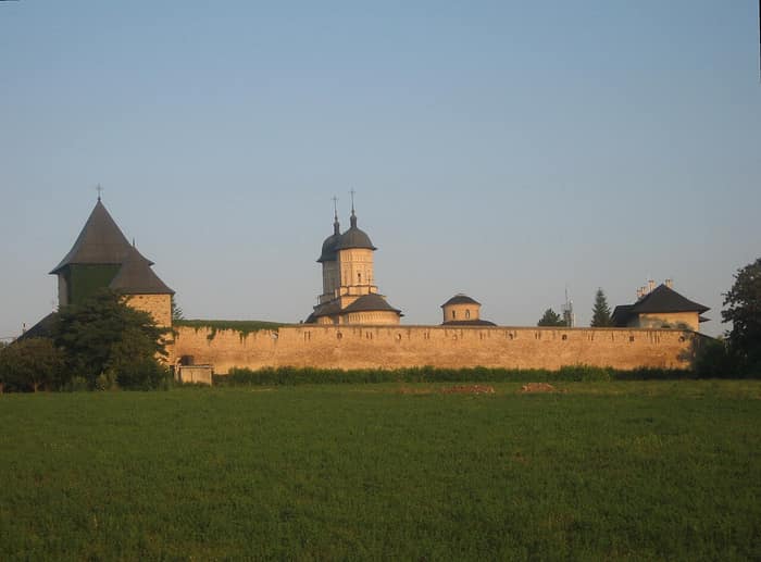 Das Kloster Cetățuia auf seinem Hügel in Iași