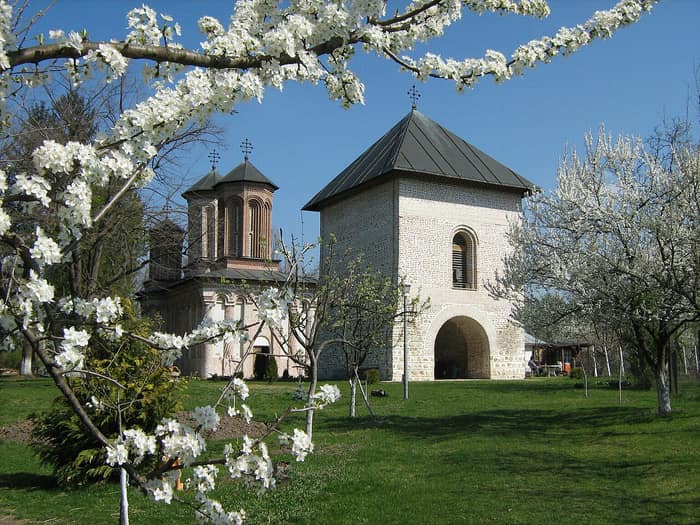 Das Kloster Snagov auf seiner Insel im Snagov-See