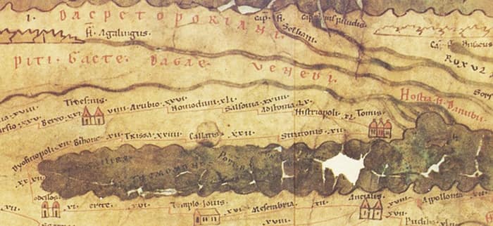 Panneau d’information sur le site de Noviodunum