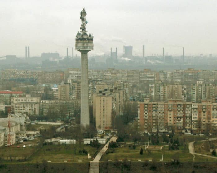 La Torre della televisione di Galați, terza vista